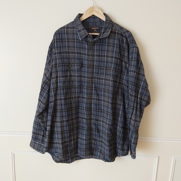 Woolrich Outdoor / Plaid Button Shirt Flannel - Picture 1 of 5